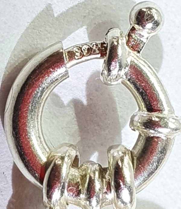 Freshwater pearl necklace and bracelet with Greek crosses (protection & balance) (2) - hematite - 925 silver brooch - Image 29