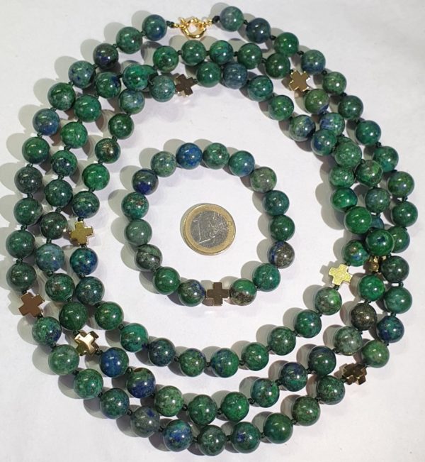 Azurite-malachite and Greek crosses - - Image 8