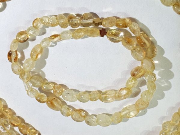 Beautiful citrine and Greek crosses -- necklace and 2 bracelets (3) - hematite - 925 silver gold plated brooch - Image 20