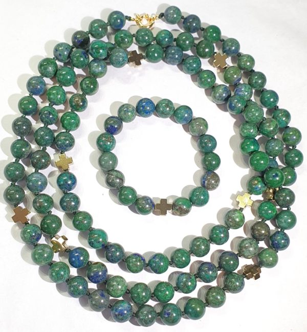 Azurite-malachite and Greek crosses - - Image 10