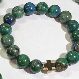 HEALING  Beautiful azurite-malachite Bracelet
