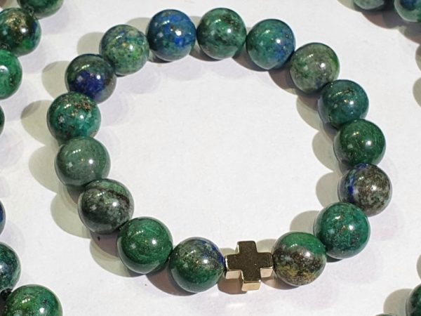 HEALING  Beautiful azurite-malachite Bracelet